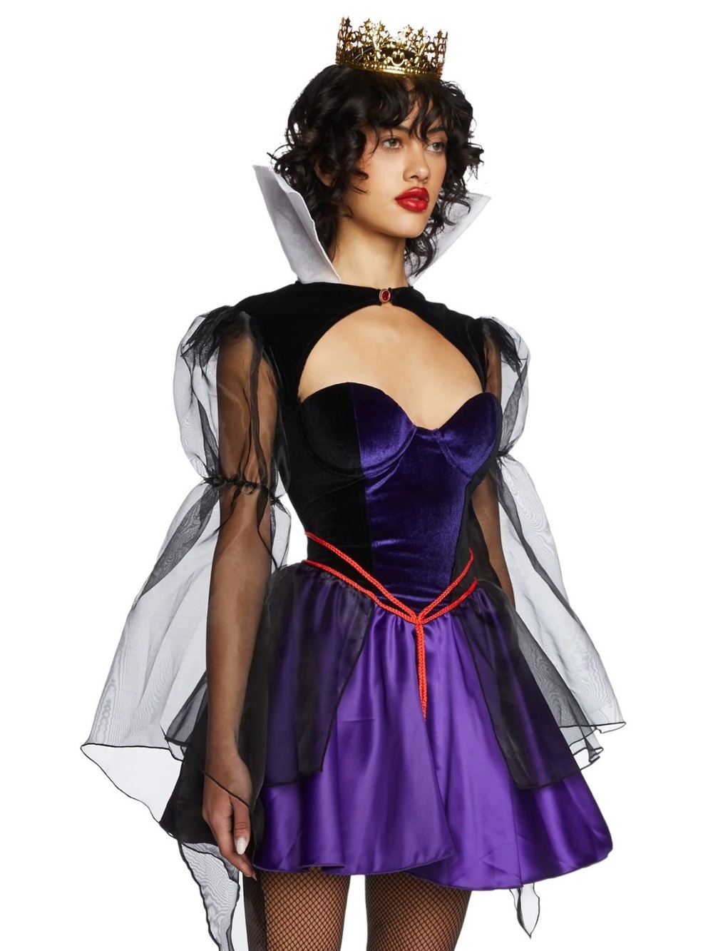 NWT Dolls Kill / Trickz N’ Treatz One Bad Apple Evil Queen Costume Set
